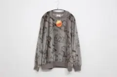 【新品】LLサイズ　薄茶　ドラゴンボール　カリン様　フリース　総柄　スウェット