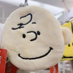 ③（新品未使用）スヌーピー フェイスコスメミニポーチ チャーリーブラウン