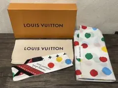 本日限定【送料込み】ルイヴィトン　スカーフ　草間彌生コラボ　ドット柄　ヴィトン