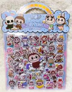Labubu ラブブ らぶぶ ぷっくりシール 2枚入り ③