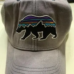 a パタゴニア Patagonia ベア刺繍 メッシュキャップ