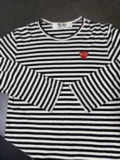 PLAY COMME des GARÇONS ボーダー長袖Tシャツ