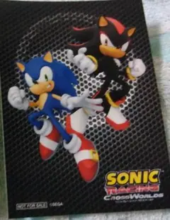 ソニックレーシング クロスワールド 発売記念ステッカー 非売品 シール
