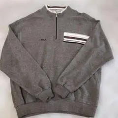 FILA ハーフジップセーターLサイズ