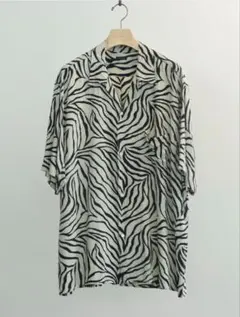 COMOLI 26SS ZEBRA 半袖オープンカラーシャツ size3