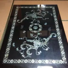 中国 螺鈿 青貝 螺鈿 象嵌 花梨 ネストテーブル サイドテーブル 4個セット 中国 螺鈿 青貝 螺鈿 象嵌 花梨 ネストテーブル サイドテーブル