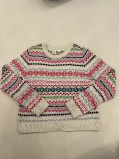 GAP KIDS XL セーター 多色ジグザグ模様