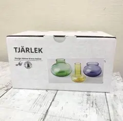 イケア⭐️ TJÄRLEK ⭐️シャーレク 花瓶3点セット, マルチカラーのサムネイル