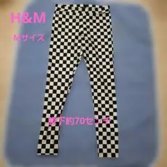 H&M チェック柄 Mサイズ レギンスのサムネイル