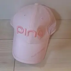 ⭐PING ピンク ゴルフキャップ　美品