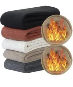 ⭐️靴下 レディース もこもこ靴下 【5足セット・裏起毛極厚防寒】