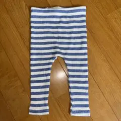 値下げ　未使用　リブレギンス　レギンス　ボーダー　ベビー