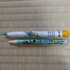 平成レトロ　シャーペン2本(ドナルドダック＆ミッキーとミニーマウス　)