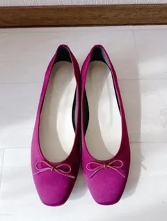 試着のみ　JELLY BEANS ピンク フラットシューズ