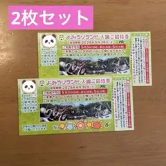 よみうりランド 入場券 招待券 2枚セット テーマパーク 遊園地のサムネイル