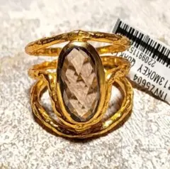 インド製 スモーキークォーツ リング ringのサムネイル