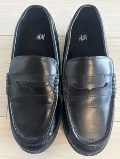 H&M ブラックフォーマルシューズ 約18.5cm
