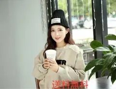 ★今季大人気　タグ付き　ニット帽★男女兼用★新品★（ブラック）%%