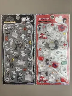【新品】ナイトメアー・ビフォア・クリスマス ベイマックス プチドロップステッカー