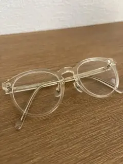 クリアラウンドメガネ jins