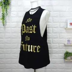 FOREVER 21 ゴールドロゴ 黒金 ダークコア パンク y2k 平成ギャル
