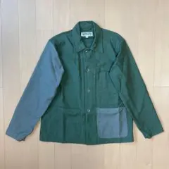 美品　スノーピーク カバーオールジャケット　焚TAKIBI 緑　L オリーブ 美品 スノーピーク カバーオールジャケット 焚TAKIBI 緑 L オリーブ