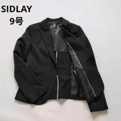 SIDLAY テーラードジャケット 春夏 シングル　黒　9号　ビジネス　就活のサムネイル