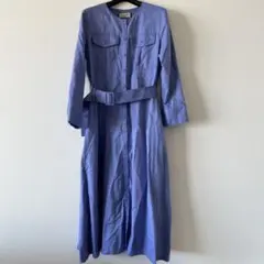 JILL STUART 薄紫 ボタン付きワンピース