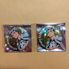 ハイキュー！！　トレーディングホログラム缶バッジ　主将ver.　木兎光太郎×2
