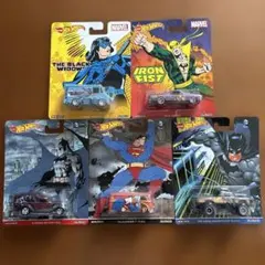 ホットウィール ポップカルチャー スーパーマン バットマン 4台セット