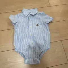 baby GAP ストライプ 半袖ロンパース 3-6months