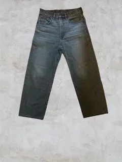 GU ストレートデニム M ダークグレー