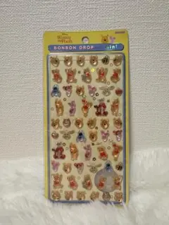 プーさんボンボンドロップシールミニ