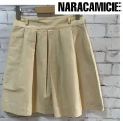 【NARACAMICIE ナラカミーチェ タックフレアスカート サイズⅠ 】のサムネイル