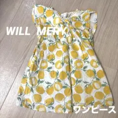キッズ　ワンピース　フルーツ柄　夏服のサムネイル