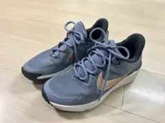 Nikeナイキスニーカー24cm スターランナー ブルーグレー