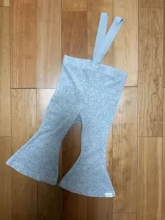 twin collective サス付きフレアパンツ グレー 3のサムネイル
