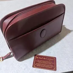 美品!【Cartierカルティエ】マストライン セカンドバッグ クラッチバッグ