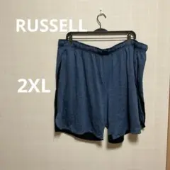RUSSELL 2XL ショートパンツ ブルー