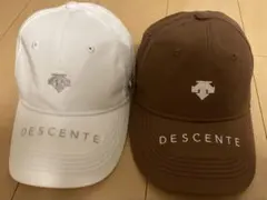 DESCENTE ゴルフキャップ 2点セット