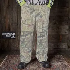 モッシーオーク リアルツリーカモ ダブルニー ワークパンツ デニムパンツ ワイド