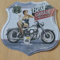 Best GARAGE ブリキ看板 レトロ アメリカン雑貨