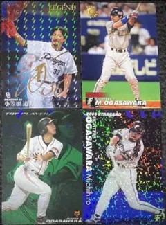 プロ野球チップス 小笠原 サイン入りカード レジェンド プロ野球カード
