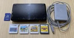 ニンテンドー3DS 本体 + ACアダプター+ゲームソフト4本付き