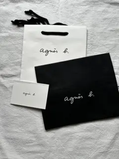 agnès b. ショップ袋　カードセット