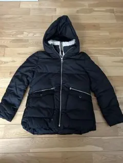 ZARA 164㎝　ブラック　ダウンコート　160 美品　ZARAgirl