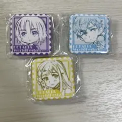 ヘタリア 原画展 キューブ缶バッジ リトアニア ハンガリー アイルランド