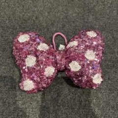 ミニーちゃん ヘアゴム リボン ピンク