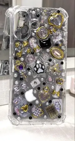 iPhone16 姫 量産型 地雷 猫 黒 ピンク スマホケース