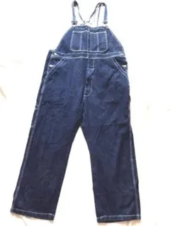 GUデニムオーバーオールL